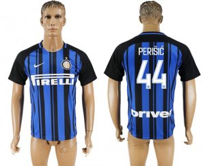 2017-18 Inter Milan 44 PERISIC Home Thailand Soccer Jersey