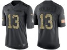 Nike Carolina Panthers #13 Kelvin Benjamin Mens Stitched Black NFL Salute to Service Limited Jerseys