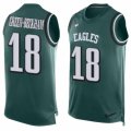 Mens Nike Philadelphia Eagles #18 Dorial Green-Beckham Limited Midnight Green Player Name & Number Tank Top NFL Jersey