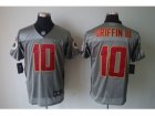 Nike NFL Washington Redskins #10 Robert Griffin III Grey Shadow Jerseys