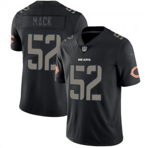 Nike Bears #52 Khalil Mack Black Vapor Impact Limited Jersey