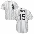 Men's Majestic Chicago White Sox #15 Brett Lawrie Replica White Home Cool Base MLB Jersey