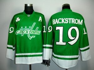 Washington Capitals #19 backstrom green