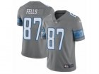 Mens Nike Detroit Lions #87 Darren Fells Limited Steel Rush NFL Jersey