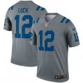 Nike Colts #12 Andrew Luck Gray Inverted Legend Jersey