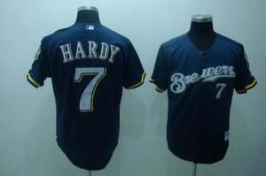 mlb milwaukee brewers #7 hardy blue