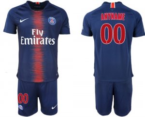 2018-19 Pari Saint-Germain Customized Home Soccer Jersey