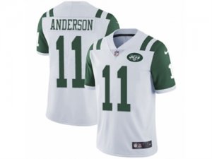 Mens Nike New York Jets #11 Robby Anderson Vapor Untouchable Limited White NFL Jersey