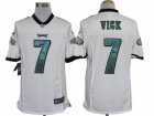 Nike NFL Philadelphia Eagles #7 Michael Vick white Jerseys(Limited)