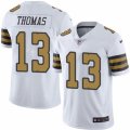 Mens Nike New Orleans Saints #13 Michael Thomas Limited White Rush NFL Jersey