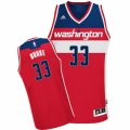 Mens Adidas Washington Wizards #33 Trey Burke Swingman Red Road NBA Jersey