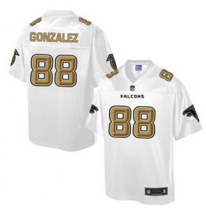 Nike Atlanta Falcons #88 Tony Gonzalez White Men NFL Pro Line Fashion Game Jersey