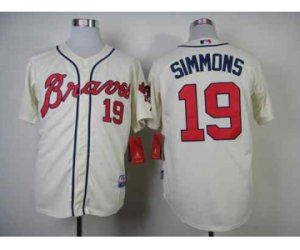 mlb jerseys atlanta braves #19 simmons