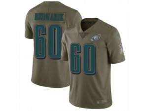 Men Nike Philadelphia Eagles #60 Chuck Bednarik Limited Olive 2017 Salute to Service NFL Jersey