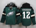 Nike Philadelphia Eagles #12 Randall Cunningham Green Player Pullover Hoodie