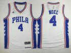 nba philadelphia 76ers #4 NOEL WHITE [2016 new]