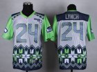 Nike Seattle Seahawks #24 lynch New Jerseys(Style Noble Fashion Elite)