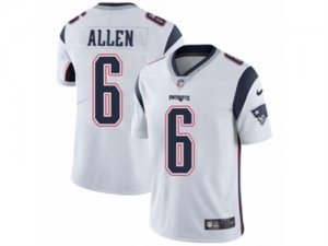 Mens Nike New England Patriots #6 Ryan Allen Vapor Untouchable Limited White NFL Jersey