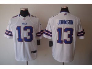 Nike NFL Buffalo Bills #13 Steve Johnson White Jerseys(Limited)