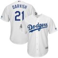 Los Angeles Dodgers #21 Yu Darvish White 2017 World Series Bound Cool Base Player Jersey