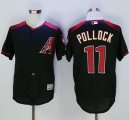 Arizona Diamondbacks #11 A. J. Pollock Black Brick New Cool Base Stitched Baseball Jersey