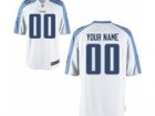 Men's Nike Tennessee Titans Customized Game White Jerseys (S-4XL)