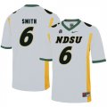 North Dakota State Bison 6 Zach Smith White College Football Jersey