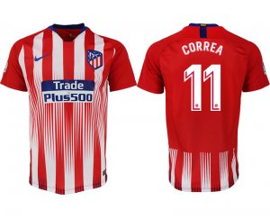 2018-19 Atletico Madrid 11 CORREA Home Thailand Soccer Jersey