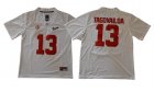 Alabama Crimson Tide #13 Tua Tagovailoa White 2018 Diamond Edition jersey