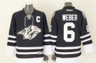 NHL Nashville Predators #6 Shea Weber Dark blue jerseys
