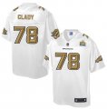 Nike Denver Broncos #78 Ryan Clady White Men NFL Pro Line Super Bowl 50 Fashion Game Jersey
