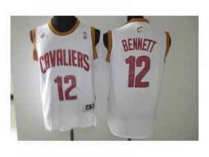 nba cleveland cavaliers #12 bennett white[revolution 30 swingman]