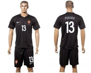 Portugal #13 Pereira SEC Away Soccer Country Jersey