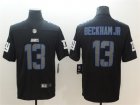 Nike Giants #13 Odell Beckham Jr Black Vapor Impact Limited Jersey