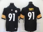 Nike Steelers #91 Stephon Tuitt Black Vapor Untouchable Limited Jersey
