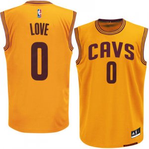 Cleveland Cavaliers #0 Kevin Love New Swingman Gold Nba Jersey