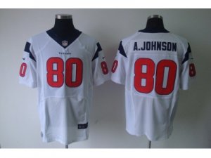 Nike nfl houston texans #80 a.johnson white[a.johnson]Elite jerseys