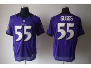 nike nfl baltimore ravens #55 suggs Elite purple