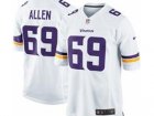 Nike NFL Minnesota Vikings #69 Jared Allen white Jerseys(Game)