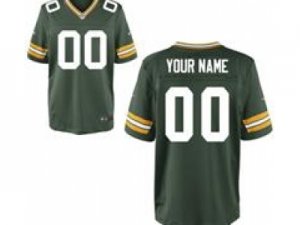 Men\'s Nike Green Bay Packers Customized Elite Team Color Jerseys