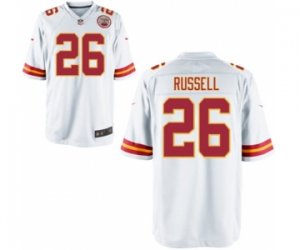 Men\'s Nike Kansas City Chiefs #26 KeiVarae Russell Game White NFL Jersey