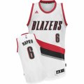 Mens Adidas Portland Trail Blazers #6 Shabazz Napier Swingman White Home NBA Jersey