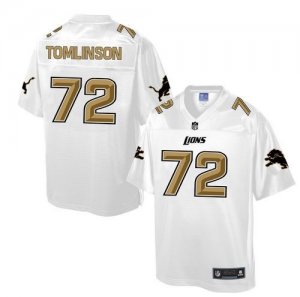 Nike Detroit Lions #72 Laken Tomlinson White Men NFL Pro Line Fashion Game Jersey