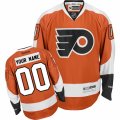Men's Reebok Philadelphia Flyers Customized Premier Orange Home NHL Jersey