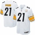 Mens Nike Pittsburgh Steelers #21 Robert Golden Game White NFL Jersey