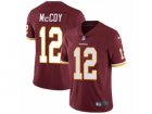 Mens Nike Washington Redskins #12 Colt McCoy Vapor Untouchable Limited Burgundy Red Team Color NFL Jersey