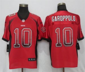 Nike 49ers #10 Jimmy Garoppolo Red Drift Fashion Elite Jersey