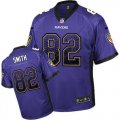 Nike Baltimore ravens #82 Torrey Smith Purple Jersey(Elite Drift Fashion)