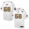 Nike Denver Broncos #56 Shane Ray White Men NFL Pro Line Super Bowl 50 Fashion Game Jersey