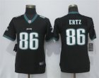 Nike Eagles #86 Zach Ertz Black Women Vapor Untouchable Player Limited Jersey